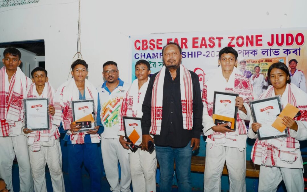 জুডো চেম্পিয়নশ্বিপ ২০২৬ঃপদকপ্ৰাপ্ত চতিয়াৰ চেম্পিয়নছ মেকাৰ একাডেমিৰ খেলুৱৈসকলক ৰাজহুৱা সম্বৰ্ধনা