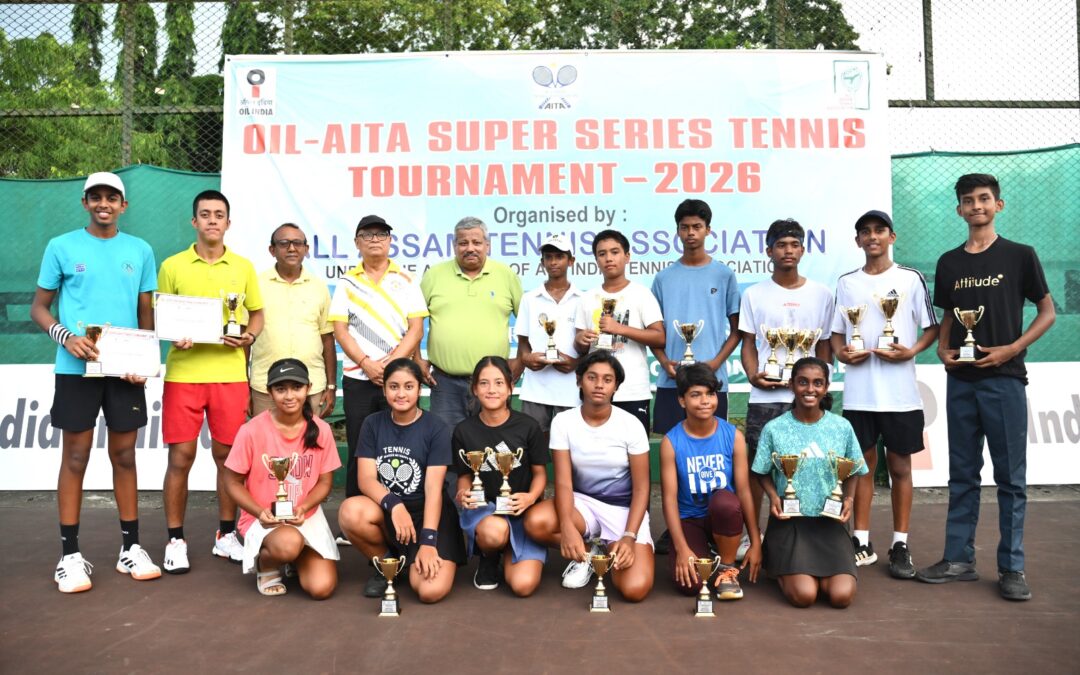 অইল আইটা ৰাষ্ট্ৰীয় ছুপাৰ ছিৰিজ টেনিছঃঅসমৰ নিব্ৰাছ হুছেইনৰ ত্ৰিমুকুট অৰ্জন