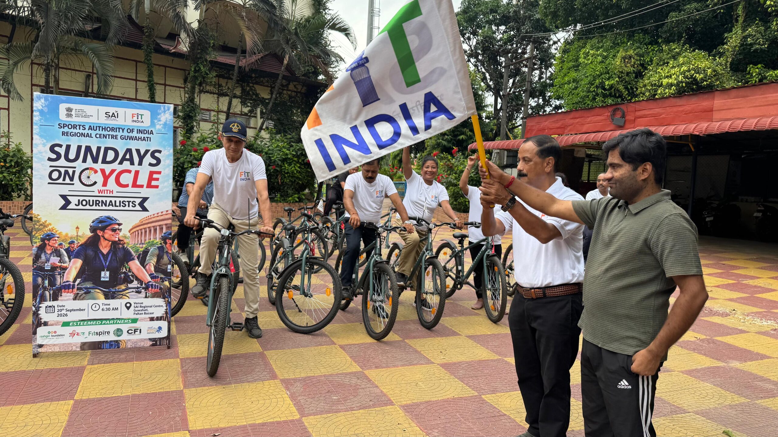 গুৱাহাটী ছাইত “ চানডে অন চাইকেল ” কাৰ্যসূচীৰ ৯১ তম সংস্কৰণ